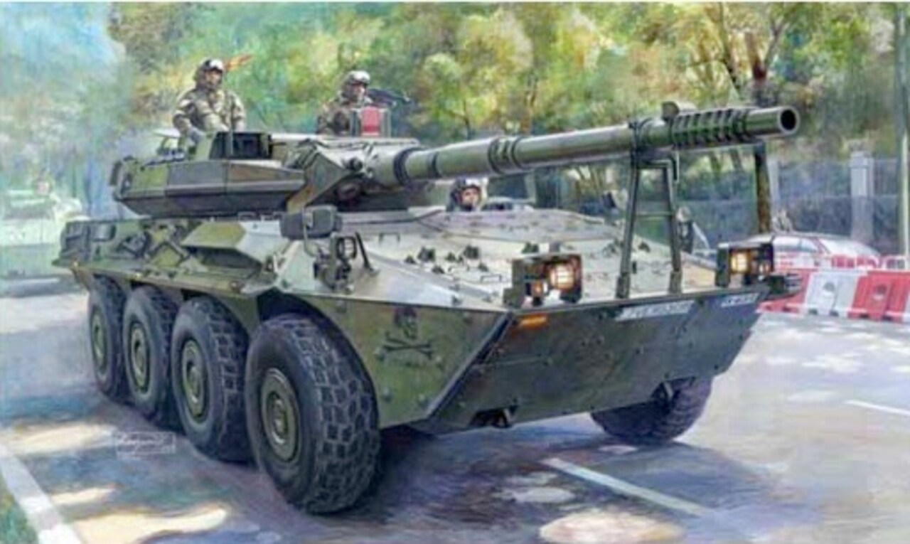 Trumpeter 1/35 SPANISH ARMY VRC-105 CENTAURO RCV Plastic Model